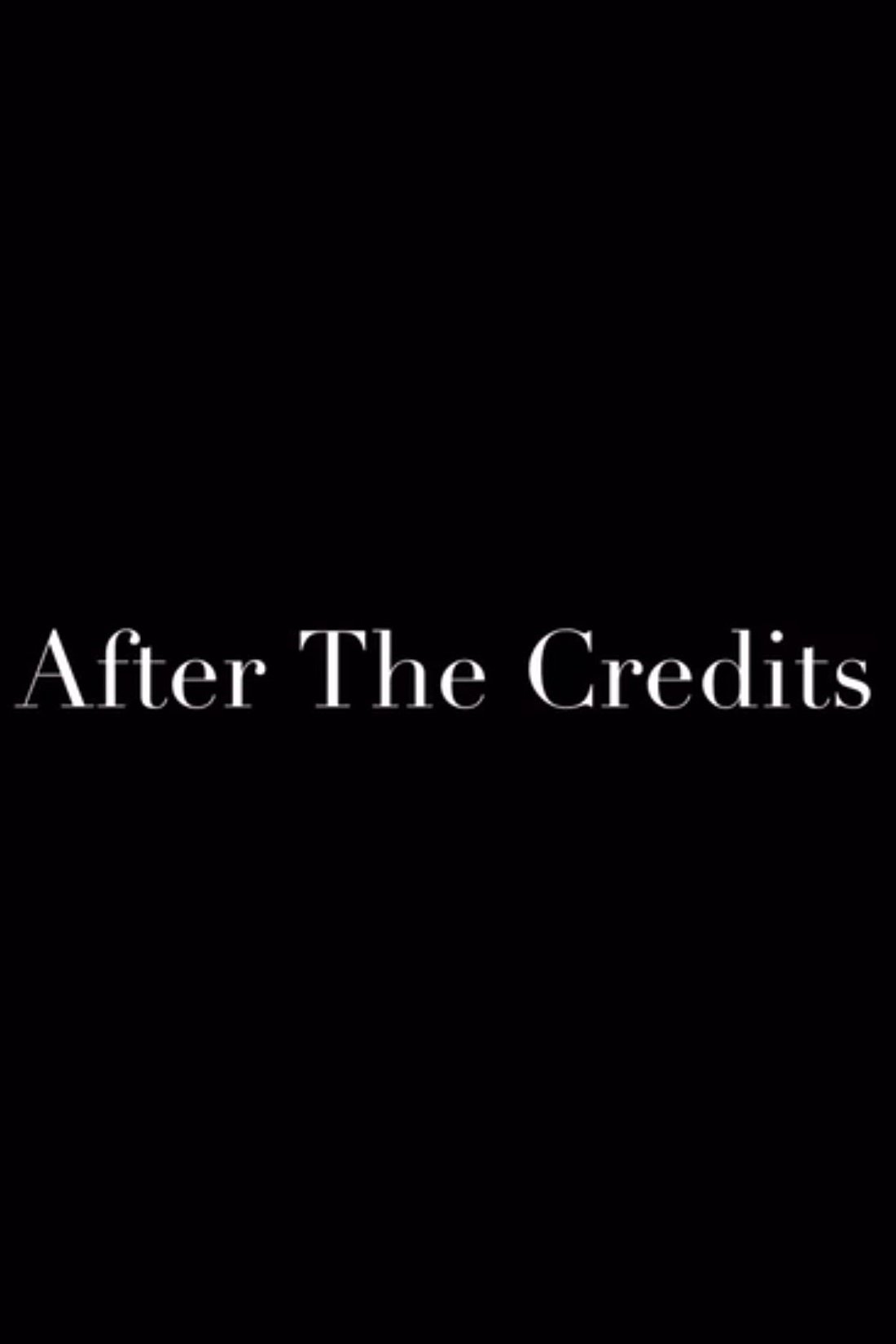 After the Credits poster